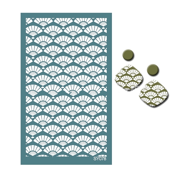 PandaHall Polyester Silk Screen Printing Stencil, Reusable Polymer Clay Silkscreen Tool, for DIY Polymer Clay Earrings Making, Fan, 15x9cm...
PandaHall Polyester Silk Screen Printing Stencil, Reusable Polymer Clay Silkscreen Tool, for DIY Polymer Clay Earrings Making, Fan, 15x9cm...