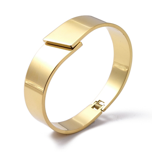 PandaHall 304 Stainless Steel Hinged Bangles for Women, Golden, 1/2~3/4 inch(1.15~1.95cm), Inner Diameter: 2-1/2x1-7/8 inch(6.2x4.9cm) 304...
PandaHall 304 Stainless Steel Hinged Bangles for Women, Golden, 1/2~3/4 inch(1.15~1.95cm), Inner Diameter: 2-1/2x1-7/8 inch(6.2x4.9cm) 304...