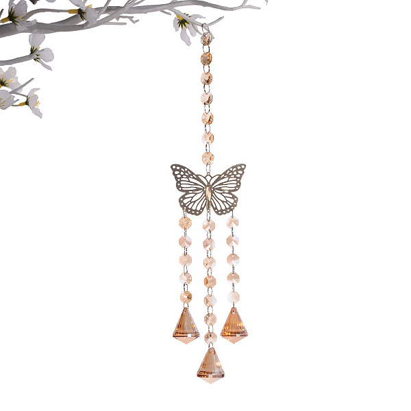 PandaHall Crystal Teardrop Glass Chandelier Suncatchers Prisms, Sun Catcher Hanging Butterfly Ornament with Iron Chain, Sandy Brown...
PandaHall Crystal Teardrop Glass Chandelier Suncatchers Prisms, Sun Catcher Hanging Butterfly Ornament with Iron Chain, Sandy Brown...