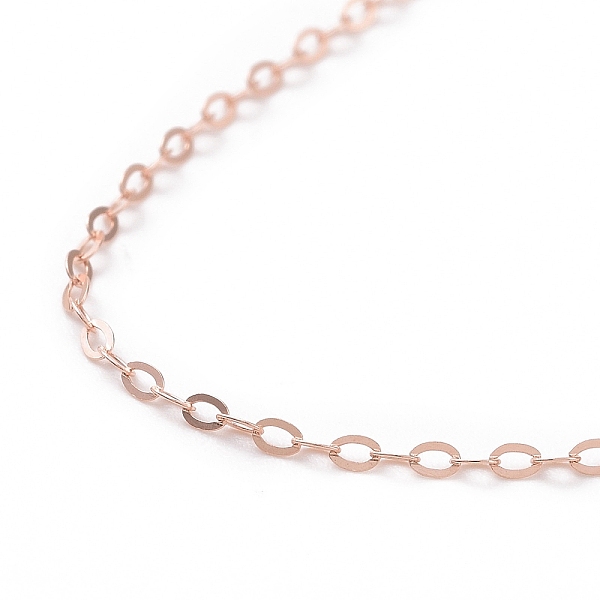 PandaHall 925 Sterling Silver Cable Chains Necklace for Women, Rose Gold, 17.72 inch(45cm) Sterling Silver
PandaHall 925 Sterling Silver Cable Chains Necklace for Women, Rose Gold, 17.72 inch(45cm) Sterling Silver