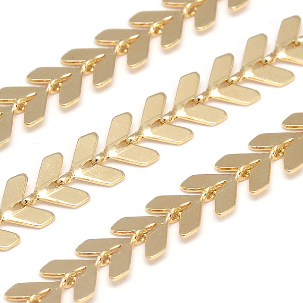 PandaHall Soldered Brass Chains, with Spool, Fishbone, Nickel Free, Real 18K Gold Plated, 6.6x6.2x0.5mm, about 82.02 Feet(25m)/roll Brass
PandaHall Soldered Brass Chains, with Spool, Fishbone, Nickel Free, Real 18K Gold Plated, 6.6x6.2x0.5mm, about 82.02 Feet(25m)/roll Brass