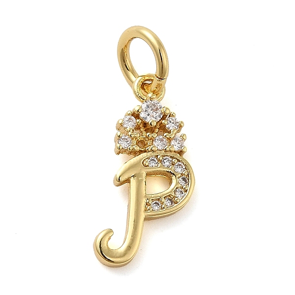 PandaHall Brass Micro Pave Cubic Zirconia Pendants, with Jump Ring, Letter P, 17x8.5x2mm, Ring: 6x1mm, Inner Diameter: 4mm Brass+Cubic..., Clear
PandaHall Brass Micro Pave Cubic Zirconia Pendants, with Jump Ring, Letter P, 17x8.5x2mm, Ring: 6x1mm, Inner Diameter: 4mm Brass+Cubic..., Clear