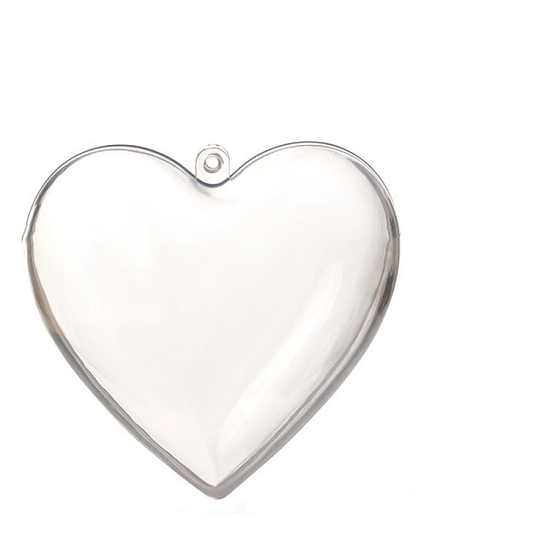 PandaHall Transparent Plastic Heart Fillable Pendants Decorations, for Christmas Ornament, Clear, 100x98x56mm Plastic Heart Clear
PandaHall Transparent Plastic Heart Fillable Pendants Decorations, for Christmas Ornament, Clear, 100x98x56mm Plastic Heart Clear