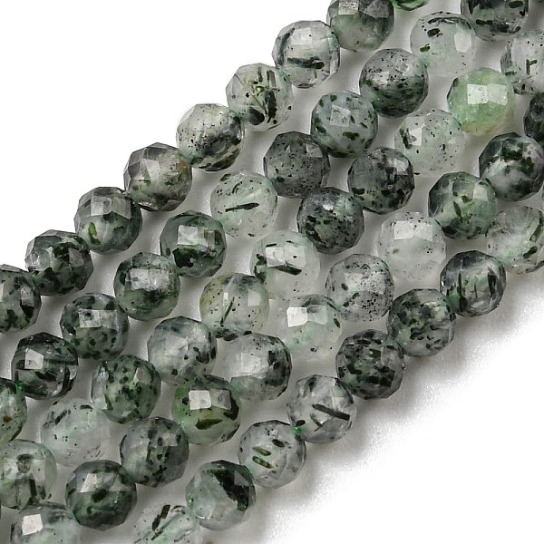 PandaHall Natural Green Rutilated Quartz Beads Strands, Grade AA, Faceted Round, 3mm, Hole: 0.6mm, about 120pcs/strand, 15.67 inch(39.8cm)...
PandaHall Natural Green Rutilated Quartz Beads Strands, Grade AA, Faceted Round, 3mm, Hole: 0.6mm, about 120pcs/strand, 15.67 inch(39.8cm)...
