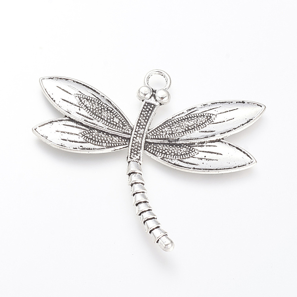 PandaHall Tibetan Style Alloy Big Pendants, Dragonfly, Cadmium Free & Lead Free, Antique Silver, 58x66.5x2.5mm, Hole: 5mm, about...
PandaHall Tibetan Style Alloy Big Pendants, Dragonfly, Cadmium Free & Lead Free, Antique Silver, 58x66.5x2.5mm, Hole: 5mm, about...