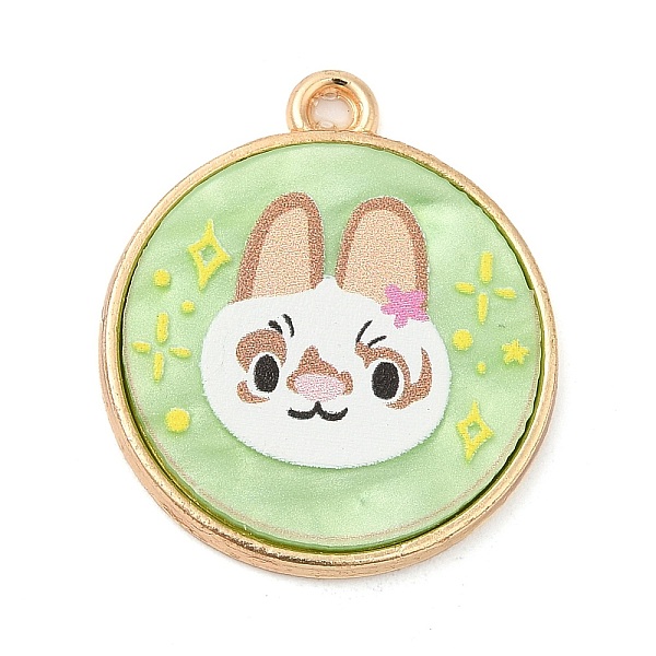 PandaHall Alloy Pendants, with Acrylic, Cadmium Free & Nickel Free & Lead Free, Flat Round, Rabbit, 23x20x2mm, Hole: 1.8mm Alloy+Acrylic...
PandaHall Alloy Pendants, with Acrylic, Cadmium Free & Nickel Free & Lead Free, Flat Round, Rabbit, 23x20x2mm, Hole: 1.8mm Alloy+Acrylic...