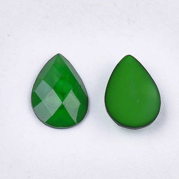 PandaHall Epoxy Resin Cabochons, Faceted, Teardrop, Green, 13.5~14x10x3mm Epoxy Resin Teardrop Green
PandaHall Epoxy Resin Cabochons, Faceted, Teardrop, Green, 13.5~14x10x3mm Epoxy Resin Teardrop Green
