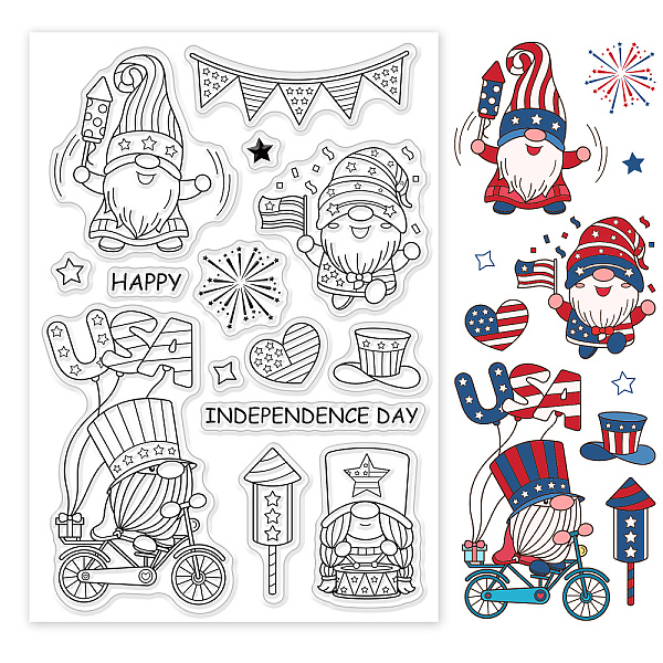 PandaHall Gnomes Clear Stamps, Independence Day Silicone Stamp Cards Rubber Stamps Transparent Stamps for Card Making Journaling Photo...
PandaHall Gnomes Clear Stamps, Independence Day Silicone Stamp Cards Rubber Stamps Transparent Stamps for Card Making Journaling Photo...