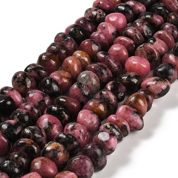 PandaHall Natural Rhodonite Beads Strands, Nuggets, Tumbled Stone, 4~9x8~11.5x7~10mm, Hole: 1mm, about 54~58pcs/strand, 15.12~15.35 inch...
PandaHall Natural Rhodonite Beads Strands, Nuggets, Tumbled Stone, 4~9x8~11.5x7~10mm, Hole: 1mm, about 54~58pcs/strand, 15.12~15.35 inch...