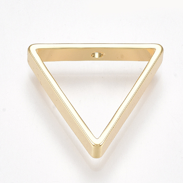 PandaHall Brass Pendants, Triangle, Real 18K Gold Plated, 15x17x3mm, Hole: 1.2mm Brass Triangle
PandaHall Brass Pendants, Triangle, Real 18K Gold Plated, 15x17x3mm, Hole: 1.2mm Brass Triangle