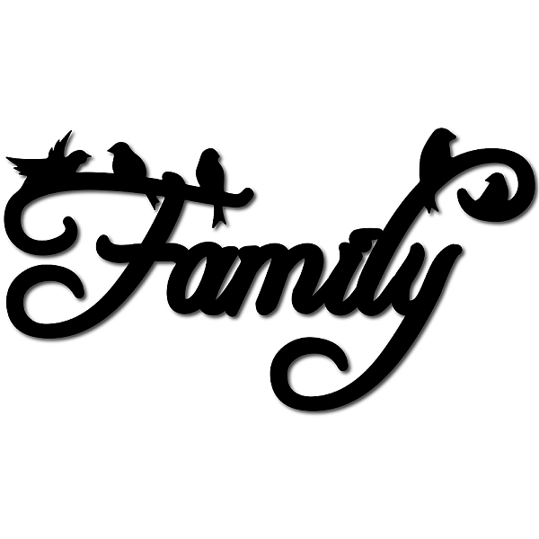 PandaHall CREATCABIN Laser Cut Wood Letter Sign Family Wall Decor Bird Wall Art Wooden Basswood Silhouette Hanging Sculpture Unfinished..., Black
PandaHall CREATCABIN Laser Cut Wood Letter Sign Family Wall Decor Bird Wall Art Wooden Basswood Silhouette Hanging Sculpture Unfinished..., Black