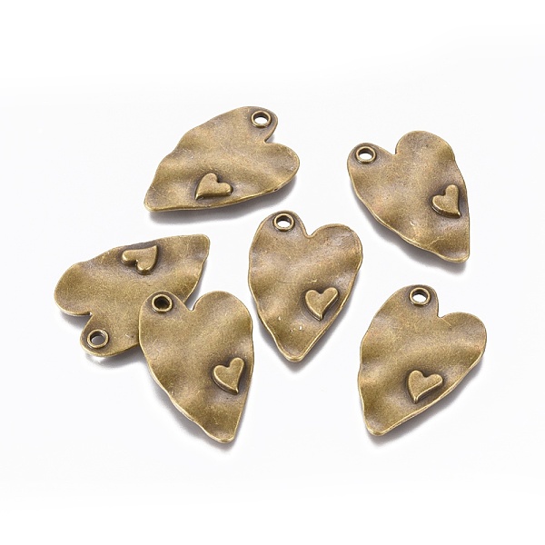 PandaHall Tibetan Style Alloy Pendants, Cadmium Free & Nickel Free & Lead Free, Heart, Antique Bronze, 38x24x3mm, Hole: 3mm Alloy Heart
PandaHall Tibetan Style Alloy Pendants, Cadmium Free & Nickel Free & Lead Free, Heart, Antique Bronze, 38x24x3mm, Hole: 3mm Alloy Heart