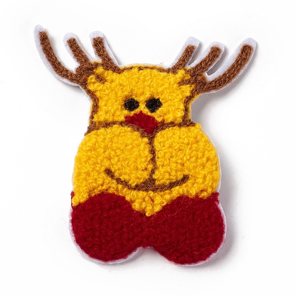 PandaHall Christmas Reindeer/Stag Cloth Snap Hair Clips, with Iron Clips, Hair Accessorise for Girls, Dark Red, 76x72x3mm Cloth
PandaHall Christmas Reindeer/Stag Cloth Snap Hair Clips, with Iron Clips, Hair Accessorise for Girls, Dark Red, 76x72x3mm Cloth