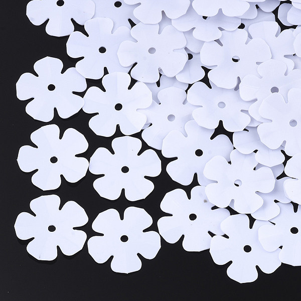 PandaHall Ornament Accessories, PVC Plastic Paillette/Sequins Beads, Flower, White, 13.5~14x13.5~14x0.6mm, Hole: 1.4mm, about 1000pcs/50g...
PandaHall Ornament Accessories, PVC Plastic Paillette/Sequins Beads, Flower, White, 13.5~14x13.5~14x0.6mm, Hole: 1.4mm, about 1000pcs/50g...
