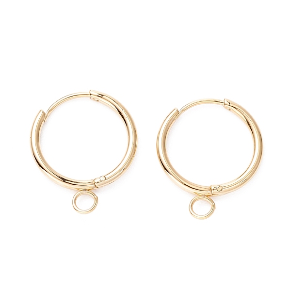 PandaHall 201 Stainless Steel Huggie Hoop Earring Findings, with Horizontal Loop and 316 Surgical Stainless Steel Pin, Real 24K Gold Plated...
PandaHall 201 Stainless Steel Huggie Hoop Earring Findings, with Horizontal Loop and 316 Surgical Stainless Steel Pin, Real 24K Gold Plated...