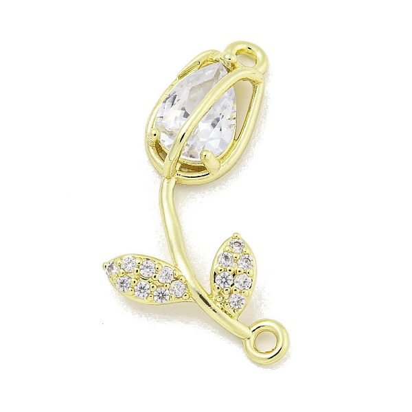 PandaHall Rack Plating Brass Micro Pave Clear Cubic Zirconia Flower Connertor Charms, Rose Glass Links, Real 18K Gold Plated, Cadmium Free &...
PandaHall Rack Plating Brass Micro Pave Clear Cubic Zirconia Flower Connertor Charms, Rose Glass Links, Real 18K Gold Plated, Cadmium Free &...