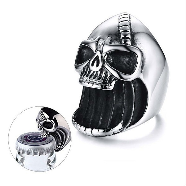 PandaHall Alloy Finger Rings, Skull, Antique Silver, US Size 10(19.8mm) Alloy Skull
PandaHall Alloy Finger Rings, Skull, Antique Silver, US Size 10(19.8mm) Alloy Skull
