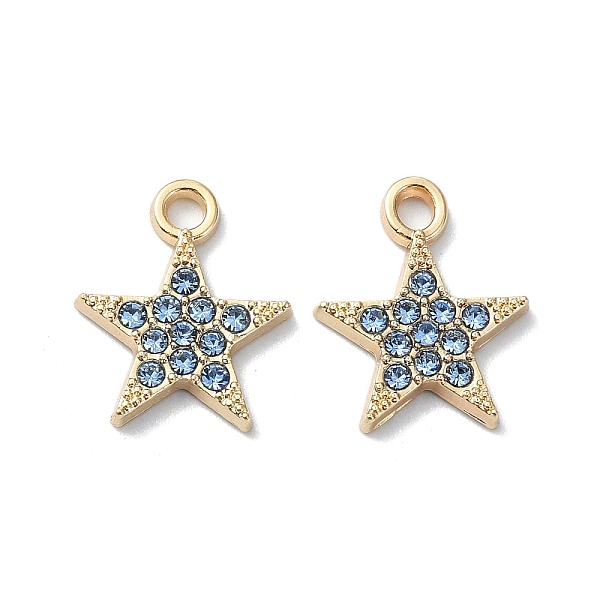 PandaHall Alloy Rhinestone Pendants, Star, Indian Sapphire, 15.5x12.5x2mm, Hole: 2mm Alloy+Rhinestone Star Blue
PandaHall Alloy Rhinestone Pendants, Star, Indian Sapphire, 15.5x12.5x2mm, Hole: 2mm Alloy+Rhinestone Star Blue