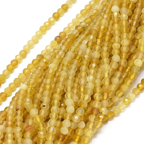 PandaHall Natural Yellow Opal Beads Strands, Faceted, Round, 2mm, Hole: 0.5mm, about 190pcs/strand, 15.5 inch(39.5cm) Yellow Opal Round
PandaHall Natural Yellow Opal Beads Strands, Faceted, Round, 2mm, Hole: 0.5mm, about 190pcs/strand, 15.5 inch(39.5cm) Yellow Opal Round