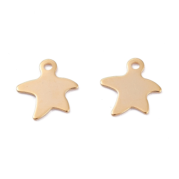PandaHall 201 Stainless Steel Charms, Laser Cut, Starfish/Sea Star, Real 18k Gold Plated, 11x11x0.5mm, Hole: 1.4mm 201 Stainless Steel...
PandaHall 201 Stainless Steel Charms, Laser Cut, Starfish/Sea Star, Real 18k Gold Plated, 11x11x0.5mm, Hole: 1.4mm 201 Stainless Steel...