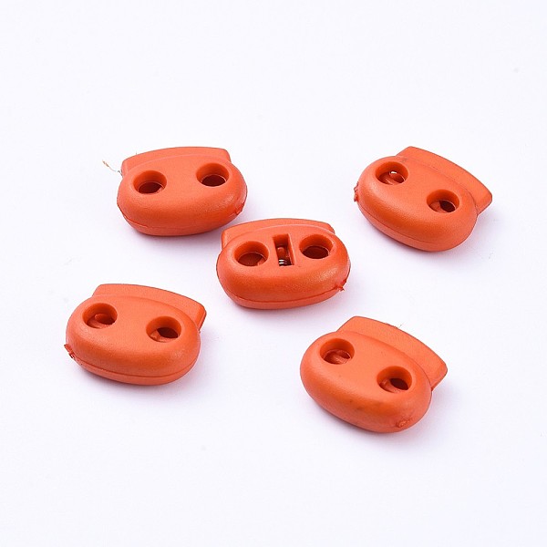 PandaHall Plastic Spring Cord Locks, 2 Hole Drawstring Toggle Spring Clasp, Orange Red, 17.5x19.5x7.5mm, Hole: 4.5mm Plastic Red
PandaHall Plastic Spring Cord Locks, 2 Hole Drawstring Toggle Spring Clasp, Orange Red, 17.5x19.5x7.5mm, Hole: 4.5mm Plastic Red
