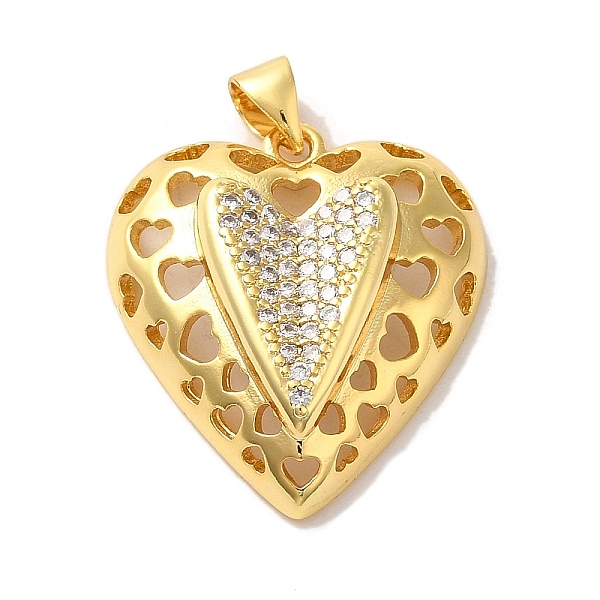 PandaHall Mother's Day Brass Micro Pave Clear Cubic Zirconia Pendants, Heart, Real 16K Gold Plated, 24x21x7mm, Hole: 5x3.5mm Brass+Cubic...
PandaHall Mother's Day Brass Micro Pave Clear Cubic Zirconia Pendants, Heart, Real 16K Gold Plated, 24x21x7mm, Hole: 5x3.5mm Brass+Cubic...
