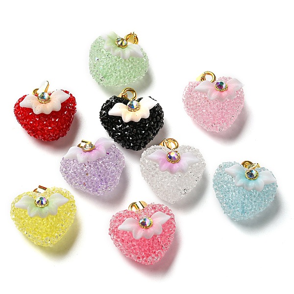 PandaHall Druzy Resin Pendants, Heart Charms with Rhinestone and Rack Plating Golden Tone Brass Snap on Bails, Long-Lasting Plated, Cadmium..., Multicolor
PandaHall Druzy Resin Pendants, Heart Charms with Rhinestone and Rack Plating Golden Tone Brass Snap on Bails, Long-Lasting Plated, Cadmium..., Multicolor