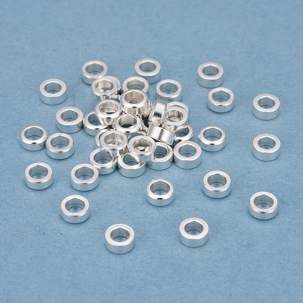 PandaHall 304 Stainless Steel Spacer Beads, Flat Round, Silver, 5x2mm, Hole: 3mm 304 Stainless Steel Flat Round
PandaHall 304 Stainless Steel Spacer Beads, Flat Round, Silver, 5x2mm, Hole: 3mm 304 Stainless Steel Flat Round