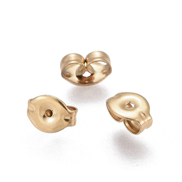 PandaHall Ion Plating(IP) 304 Stainless Steel Ear Nuts, Friction Earring Backs for Stud Earrings, Golden, 6x4.5x3mm, Hole: 0.8mm 304...
PandaHall Ion Plating(IP) 304 Stainless Steel Ear Nuts, Friction Earring Backs for Stud Earrings, Golden, 6x4.5x3mm, Hole: 0.8mm 304...