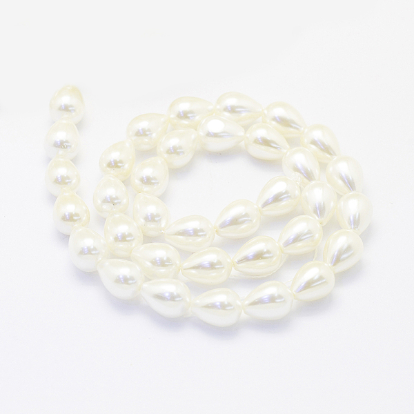 PandaHall Shell Pearl Beads Strands, teardrop, Creamy White, 11x8mm, Hole: 1mm, about 34pcs/strand, 15.35 inch(39cm) Shell Pearl Teardrop
PandaHall Shell Pearl Beads Strands, teardrop, Creamy White, 11x8mm, Hole: 1mm, about 34pcs/strand, 15.35 inch(39cm) Shell Pearl Teardrop