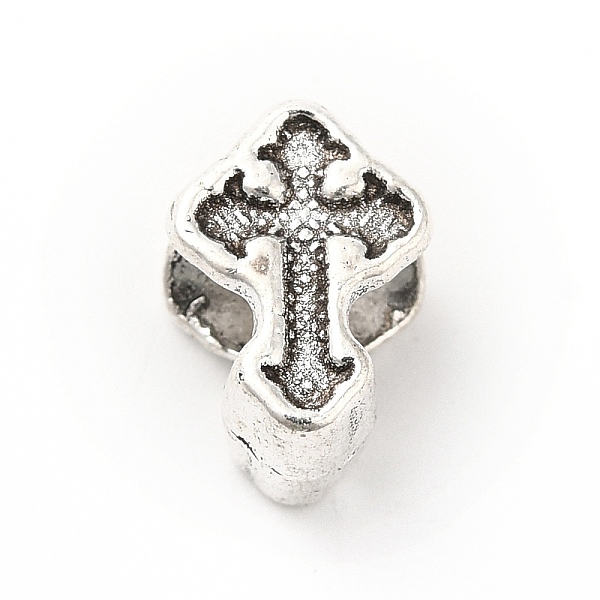 PandaHall Tibetan Style Alloy European Beads, Large Hole Beads, Cross, Antique Silver, 11x7.5x6.5mm, Hole: 5mm, about 393pcs/500g Alloy...
PandaHall Tibetan Style Alloy European Beads, Large Hole Beads, Cross, Antique Silver, 11x7.5x6.5mm, Hole: 5mm, about 393pcs/500g Alloy...