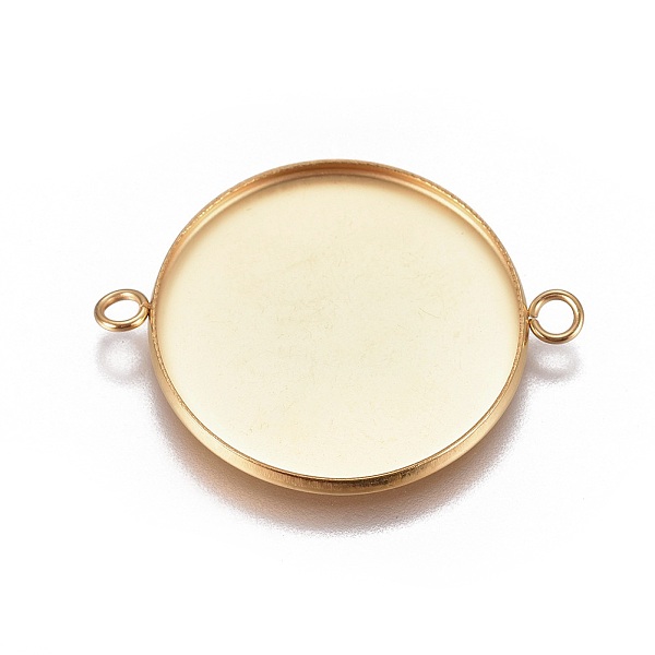 PandaHall Ion Plating(IP) 304 Stainless Steel Cabochon Connector Settings, Plain Edge Bezel Cups, Flat Round, Golden, Tray: 25mm...
PandaHall Ion Plating(IP) 304 Stainless Steel Cabochon Connector Settings, Plain Edge Bezel Cups, Flat Round, Golden, Tray: 25mm...