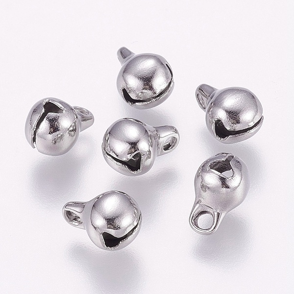 PandaHall 304 Stainless Steel Bell Charms, Stainless Steel Color, 11x8x8mm, Hole: 2mm 304 Stainless Steel Bell
PandaHall 304 Stainless Steel Bell Charms, Stainless Steel Color, 11x8x8mm, Hole: 2mm 304 Stainless Steel Bell