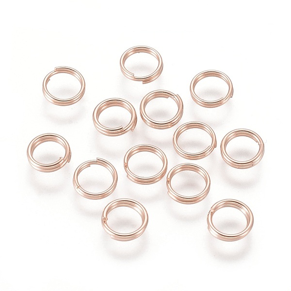 PandaHall 304 Stainless Steel Split Rings, Double Loops Jump Rings, Rose Gold, 5x1mm, Inner Diameter: 3.8mm, Single Wire: 0.5mm 304...
PandaHall 304 Stainless Steel Split Rings, Double Loops Jump Rings, Rose Gold, 5x1mm, Inner Diameter: 3.8mm, Single Wire: 0.5mm 304...