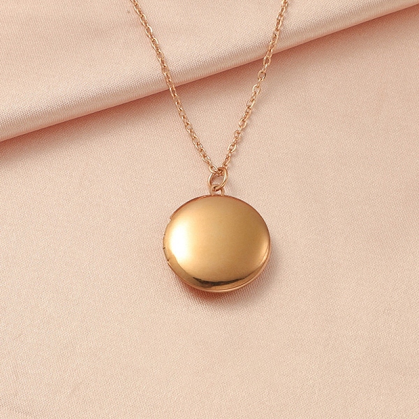 PandaHall Photo Locket Necklace, Stainless Steel Flat Round Pendant Necklace, Rose Gold, 17.72 inch(45cm) Stainless Steel Flat Round
PandaHall Photo Locket Necklace, Stainless Steel Flat Round Pendant Necklace, Rose Gold, 17.72 inch(45cm) Stainless Steel Flat Round