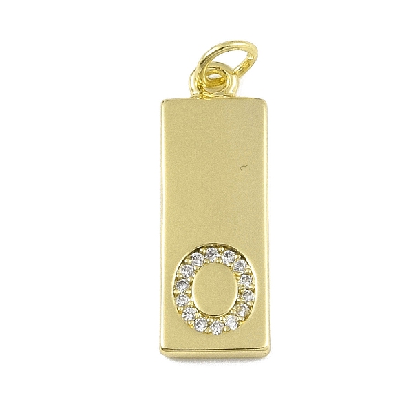 PandaHall Brass Micro Pave Clear Cubic Zirconia Pendants, Real 18K Gold Plated, Rectangle, Letter O, 23.5x7.5x2mm, Hole: 3mm Brass+Cubic...
PandaHall Brass Micro Pave Clear Cubic Zirconia Pendants, Real 18K Gold Plated, Rectangle, Letter O, 23.5x7.5x2mm, Hole: 3mm Brass+Cubic...