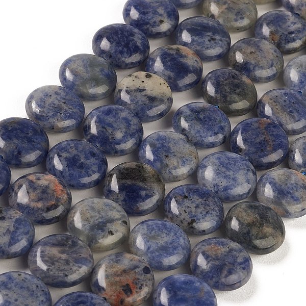 PandaHall Natural Sodalite Beads Strands, Flat Round, 14.6~15.5x6~6.5mm, Hole: 0.8mm, about 27pcs/strand, 15.59''~15.87''(39.6~40.3cm)...
PandaHall Natural Sodalite Beads Strands, Flat Round, 14.6~15.5x6~6.5mm, Hole: 0.8mm, about 27pcs/strand, 15.59''~15.87''(39.6~40.3cm)...