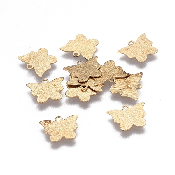PandaHall Brass Charms, Butterfly, Raw(Unplated), 9x11.5x0.4mm, Hole: 1mm Brass Butterfly
PandaHall Brass Charms, Butterfly, Raw(Unplated), 9x11.5x0.4mm, Hole: 1mm Brass Butterfly
