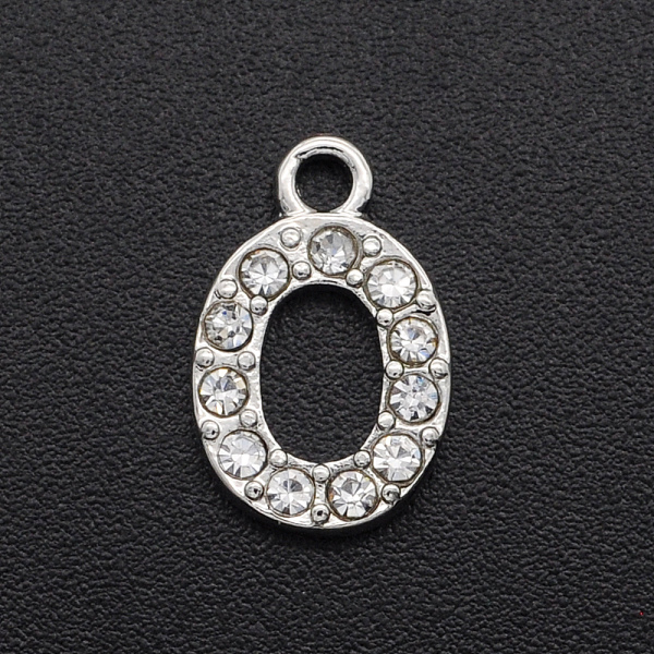 PandaHall Alloy Rhinestone Charms, Platinum, Crystal, Letter, Letter.O, 12.5x8x2mm, Hole: 1.5mm Alloy+Rhinestone Letter O Clear
PandaHall Alloy Rhinestone Charms, Platinum, Crystal, Letter, Letter.O, 12.5x8x2mm, Hole: 1.5mm Alloy+Rhinestone Letter O Clear