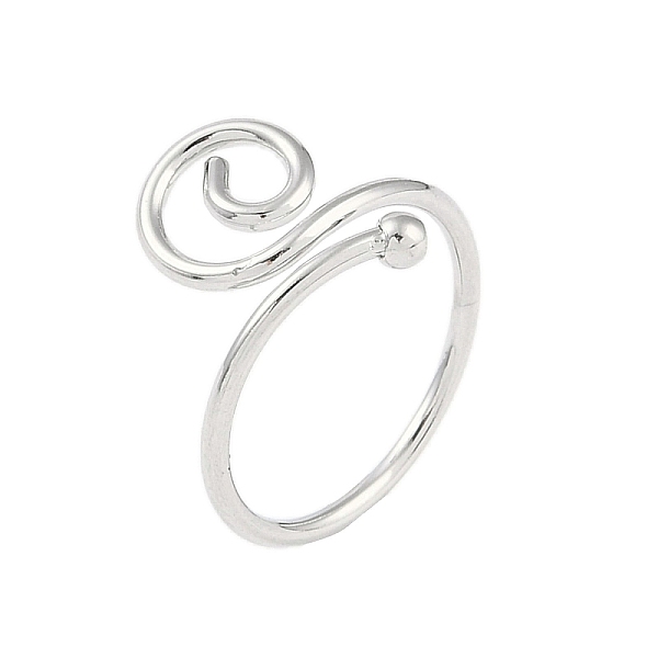PandaHall 304 Stainless Steel Spiral Open Cuff Ring for Women, Stainless Steel Color, US Size 7 1/4(17.5mm) 304 Stainless Steel
PandaHall 304 Stainless Steel Spiral Open Cuff Ring for Women, Stainless Steel Color, US Size 7 1/4(17.5mm) 304 Stainless Steel