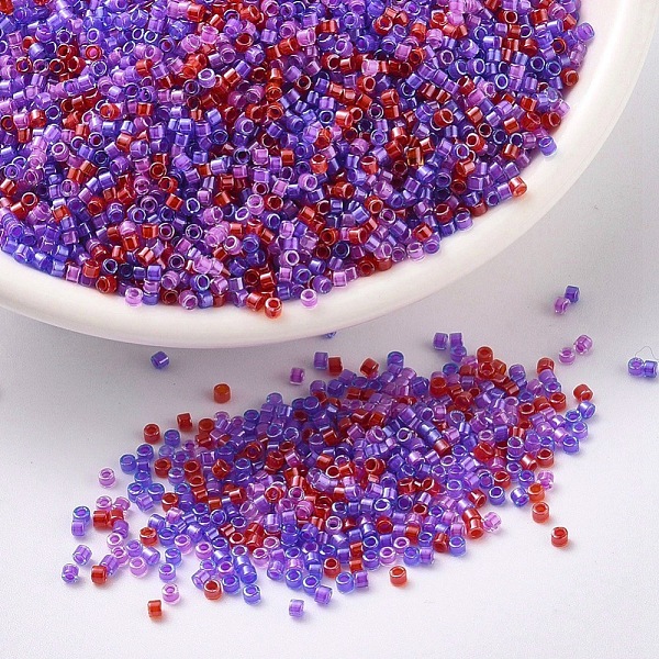PandaHall MIYUKI Delica Beads, Cylinder, Japanese Seed Beads, 11/0, (DB2065) Luminous Mix 5, 1.3x1.6mm, Hole: 0.8mm, about 10000pcs/50g..., Purple
PandaHall MIYUKI Delica Beads, Cylinder, Japanese Seed Beads, 11/0, (DB2065) Luminous Mix 5, 1.3x1.6mm, Hole: 0.8mm, about 10000pcs/50g..., Purple