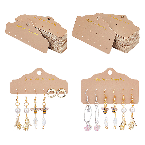 PandaHall 100Pcs 2 Style Plastic Earring Display Paper Cards, with Word, for Jewlery Display, Mixed Color, 100pcs/Set Paper Multicolor
PandaHall 100Pcs 2 Style Plastic Earring Display Paper Cards, with Word, for Jewlery Display, Mixed Color, 100pcs/Set Paper Multicolor