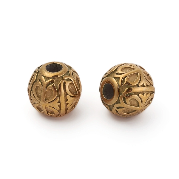 PandaHall 304 Stainless Steel Beads, Rondelle, Golden, 11.5x10.5mm, Hole: 3.5mm 304 Stainless Steel Rondelle
PandaHall 304 Stainless Steel Beads, Rondelle, Golden, 11.5x10.5mm, Hole: 3.5mm 304 Stainless Steel Rondelle
