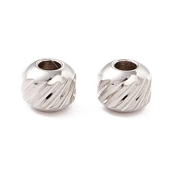 PandaHall 201 Stainless Steel Beads, Round with Twill Pattern, Stainless Steel Color, 4x3.5mm, Hole: 1.5mm 201 Stainless Steel Round
PandaHall 201 Stainless Steel Beads, Round with Twill Pattern, Stainless Steel Color, 4x3.5mm, Hole: 1.5mm 201 Stainless Steel Round