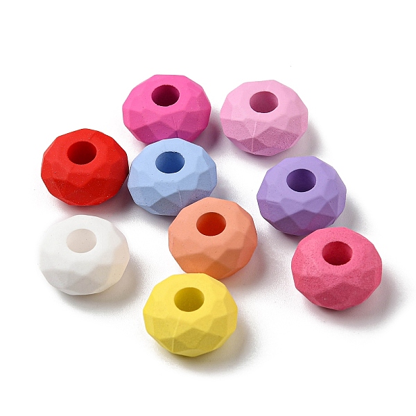 PandaHall Opaque Acrylic Beads, Large Hole Beads, Faceted, Rondelle, Mixed Color, 14x8mm, Hole: 4.7mm Acrylic Rondelle Multicolor
PandaHall Opaque Acrylic Beads, Large Hole Beads, Faceted, Rondelle, Mixed Color, 14x8mm, Hole: 4.7mm Acrylic Rondelle Multicolor