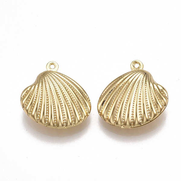 PandaHall Brass Pendants, Scallop Shell Shape, Real 18K Gold Plated, 19x19x7mm, Hole: 1mm Brass Shell Shape
PandaHall Brass Pendants, Scallop Shell Shape, Real 18K Gold Plated, 19x19x7mm, Hole: 1mm Brass Shell Shape