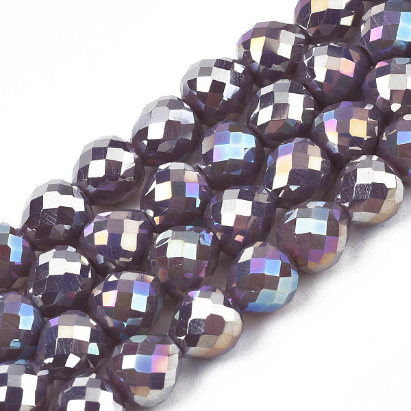 PandaHall Electroplate Opaque Solid Color Glass Beads Strands, AB Color Plated, Faceted, Strawberry, Purple, 6x6mm, Hole: 1.4mm, about...
PandaHall Electroplate Opaque Solid Color Glass Beads Strands, AB Color Plated, Faceted, Strawberry, Purple, 6x6mm, Hole: 1.4mm, about...