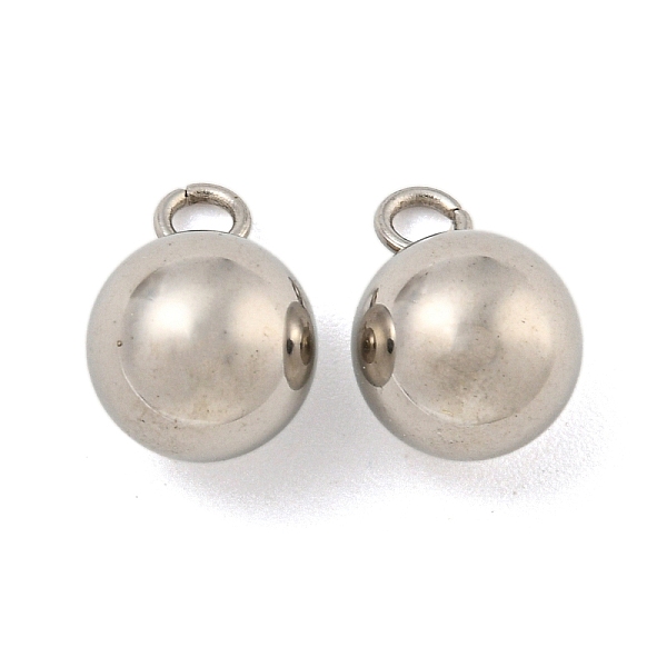 PandaHall 201 Stainless Steel Charms, Round Charm, Stainless Steel Color, 10x7x7mm, Hole: 1.8mm 201 Stainless Steel Round
PandaHall 201 Stainless Steel Charms, Round Charm, Stainless Steel Color, 10x7x7mm, Hole: 1.8mm 201 Stainless Steel Round