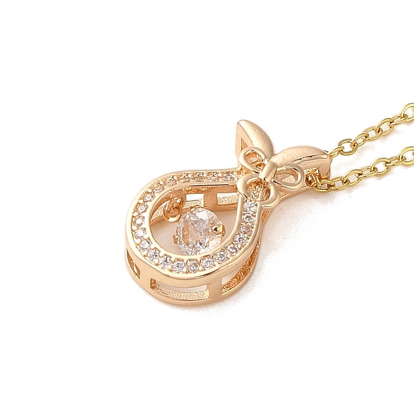 PandaHall Brass Micro Pave Cubic Zirconia Pendant Necklaces for Women, 201 Stainless Steel Cable Chain Necklaces, Bag, 15.94 inch(40.5cm)...
PandaHall Brass Micro Pave Cubic Zirconia Pendant Necklaces for Women, 201 Stainless Steel Cable Chain Necklaces, Bag, 15.94 inch(40.5cm)...
