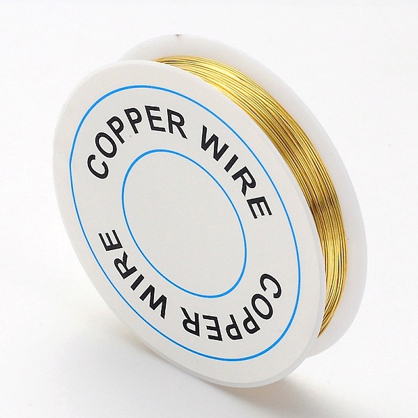 PandaHall Round Copper Jewelry Wire, Nickel Free, Golden, 26 Gauge, 0.4mm, about 49.21 Feet(15m)/roll Copper Round Gold
PandaHall Round Copper Jewelry Wire, Nickel Free, Golden, 26 Gauge, 0.4mm, about 49.21 Feet(15m)/roll Copper Round Gold